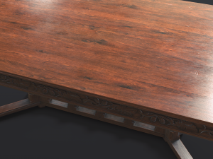 gothic table game mode Modello 3D
