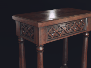 gothic console table Modelo 3D