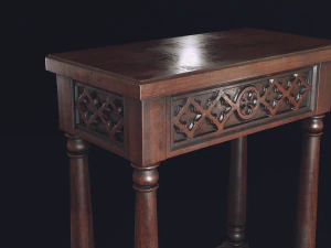 gothic console table 3D Model
