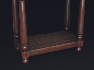 gothic console table 3D Model