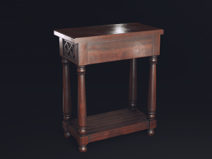 gothic console table Modelo 3D