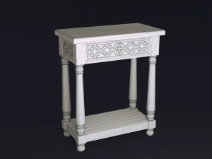 gothic console table 3D Model