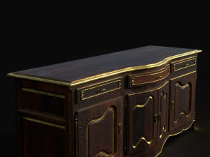 कुर्सी और अलमारी 3D मॉडल