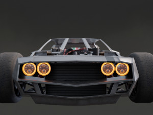 Rat rod-lamborghini espada 3D Модель