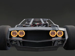 Rat rod-lamborghini espada 3D Model