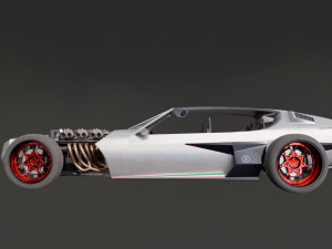 Rat rod-lamborghini espada 3D Модель