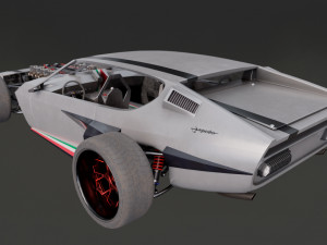 Rat rod-lamborghini espada 3D Модель