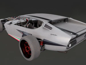 Rat rod-lamborghini espada 3D Model