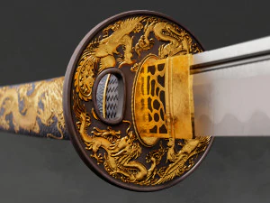 Katana - D&uuml;ş&uuml;k Poli 3D Model