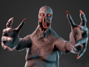 Character Fan art RE4 Regenerator 3D Model