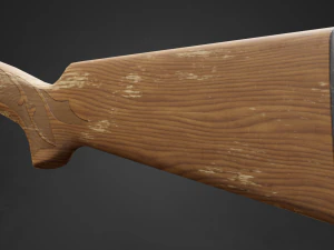 Espingarda Remington Modelo 31 em 3 tipos Modelo 3D