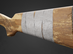 Shotgun Remington Model 31 in 3 types 3D 모델