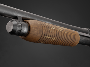 Shotgun Remington Model 31 in 3 types 3D 모델
