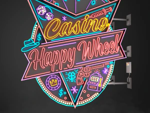 Neon sign Casino dalam 3 jenis Model 3D
