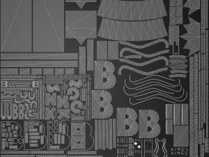 Neon sign Club in 3 types Model 3D