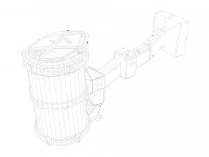 futuristic hibernation laboratory equipment space pod Modelo 3D