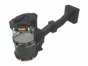 futuristic hibernation laboratory equipment space pod Modelo 3D