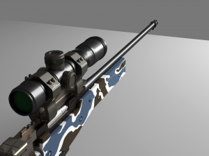 awm 300mm magnum Modelo 3D