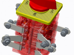 100a 3 housing rotory switch 3D Принт Модель