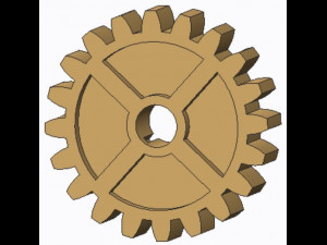 gear 3D Print Model