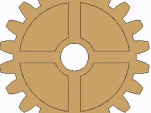gear 3D Print Model