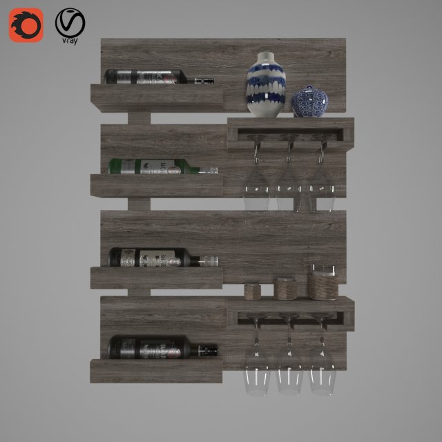 bacardi carta box Modelo 3D .c4d .max .obj .3ds .fbx .stl .blend 