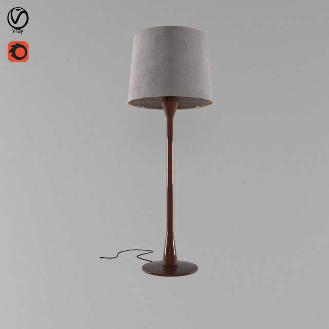 bedside lamp 3D Model .c4d .max .obj .3ds .fbx .stl .blend 