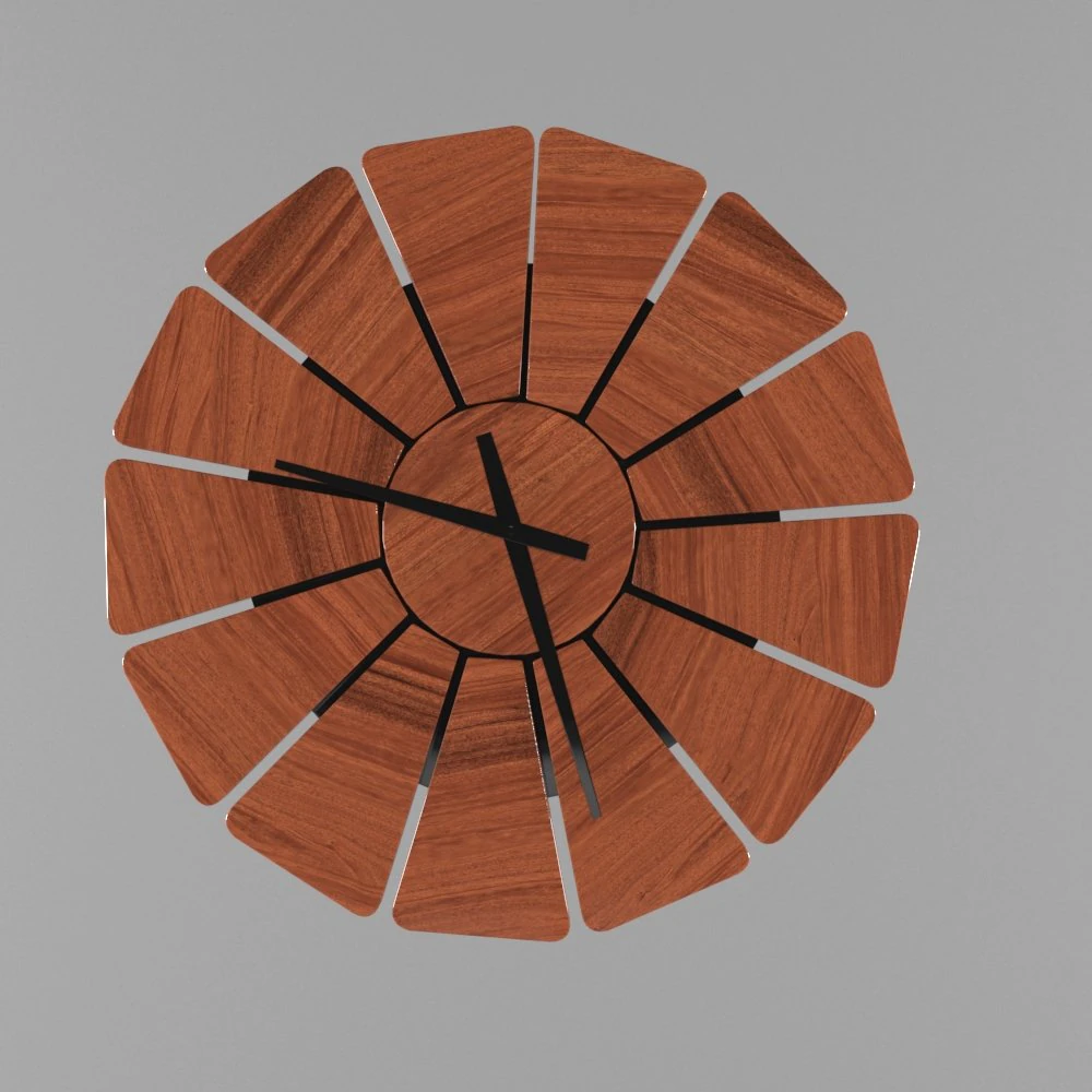clock 3D Model .c4d .max .obj .3ds .fbx .stl .blend 