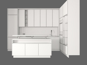 kitchen modern 3D Model
