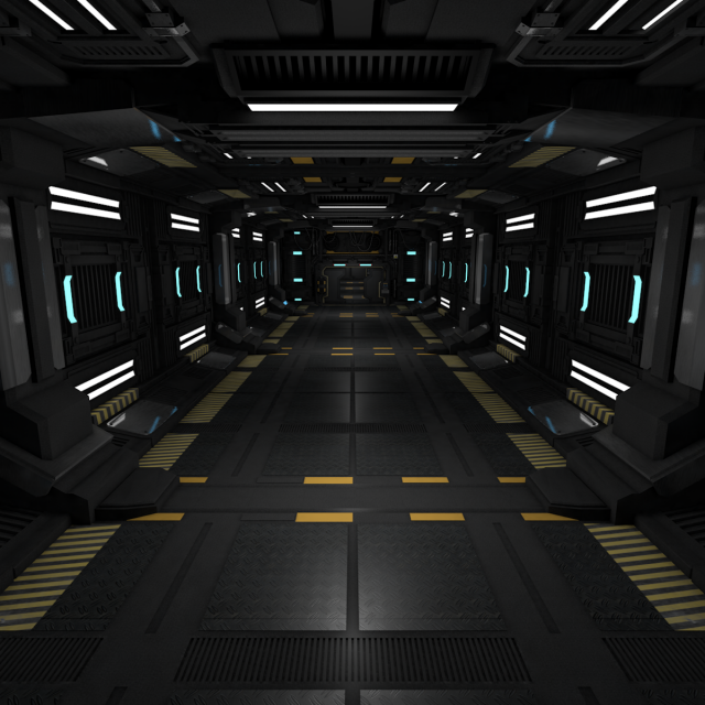 sci fi interior Modelo 3D .c4d .max .obj .3ds .fbx .stl .blend 