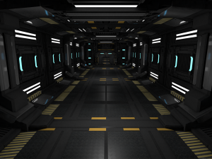 sci fi interior 3D Model