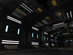 sci fi interior 3D Model