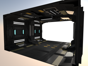 sci fi interior Modelo 3D