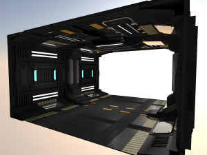 sci fi interior 3D Model