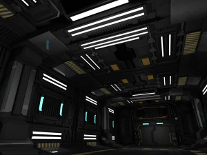 sci fi interior 3D Model