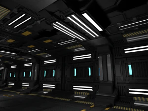 sci fi interior 3D Model