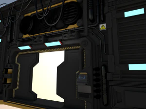 sci fi interior 3D Model