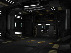sci fi interior 3D Model