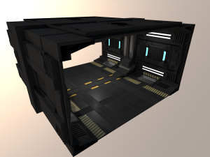 sci fi interior Modelo 3D