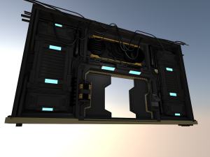 sci fi interior Modelo 3D