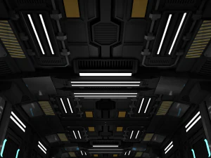 sci fi interior 3D Model