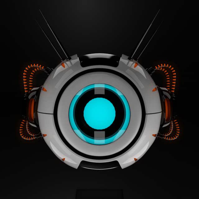 sci fi drone Model 3D .c4d .max .obj .3ds .fbx .stl .blend 
