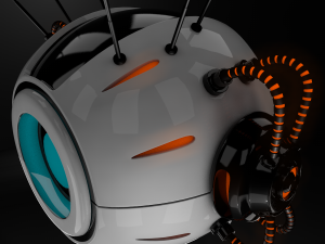 sci fi drone Model 3D