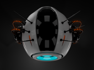 sci fi drone Model 3D