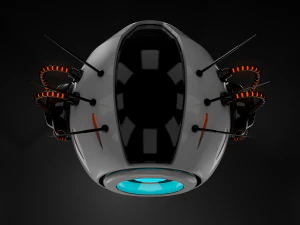 науково-фантастичний дрон 3D Модель