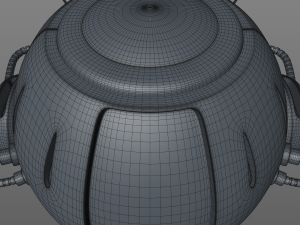 sci fi drone Model 3D