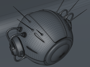 sci fi drone Model 3D