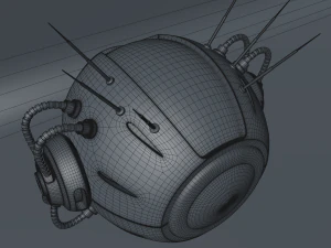 науково-фантастичний дрон 3D Модель