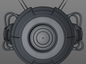 sci fi drone Model 3D