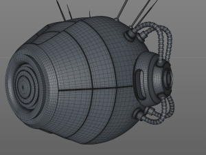 sci fi drone Model 3D
